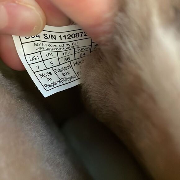 UGG Classic Mini Shine Boots Brown/Metallic USA Women Size 7/UK 5/EU 38 - Picture 15 of 15